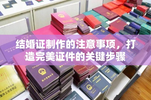 吉林结婚证制作的注意事项，打造完美证件的关键步骤